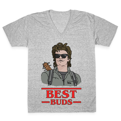 Best Buds Steve V-Neck Tee Shirt