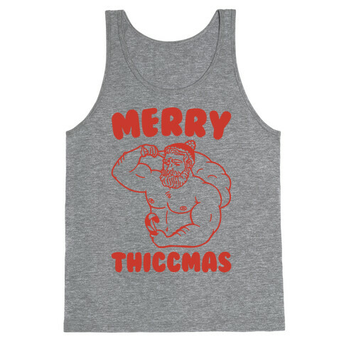 Merry Thiccmas Parody Tank Top