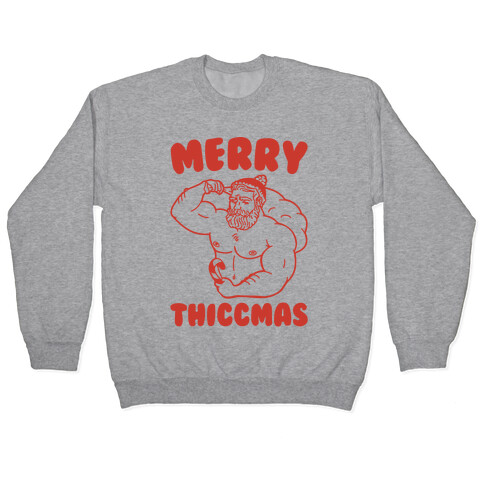 Merry Thiccmas Parody Pullover