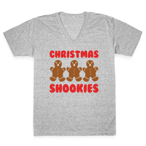 Christmas Shookies  V-Neck Tee Shirt