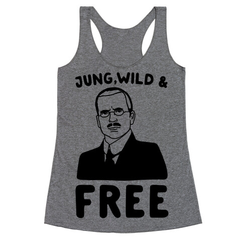 Jung Wild & Free Parody Racerback Tank Top