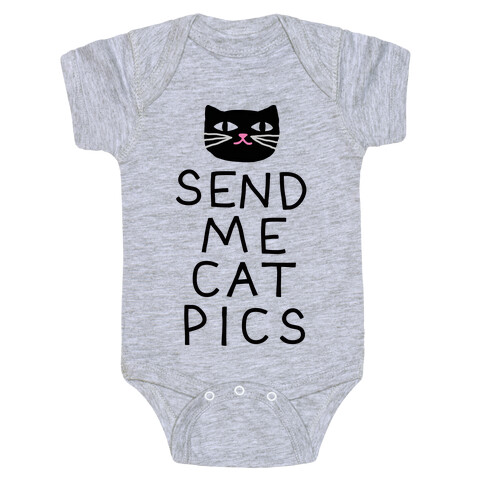 Send Me Cat Pics Baby One-Piece