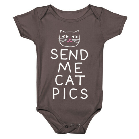 Send Me Cat Pics Baby One-Piece