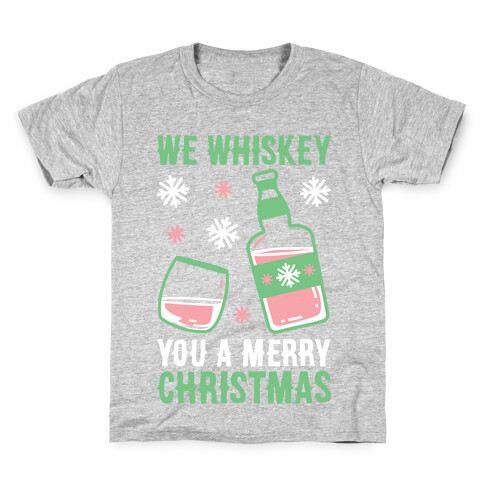 We Whiskey You A Merry Christmas Kids T-Shirt