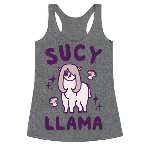Sucy Llama Parody Racerback Tank Top