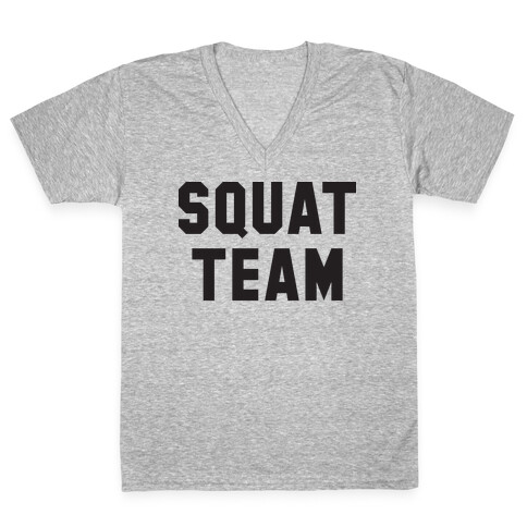 Squat Team V-Neck Tee Shirt