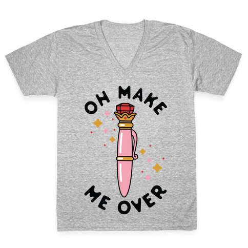 Oh Make Me Over V-Neck Tee Shirt