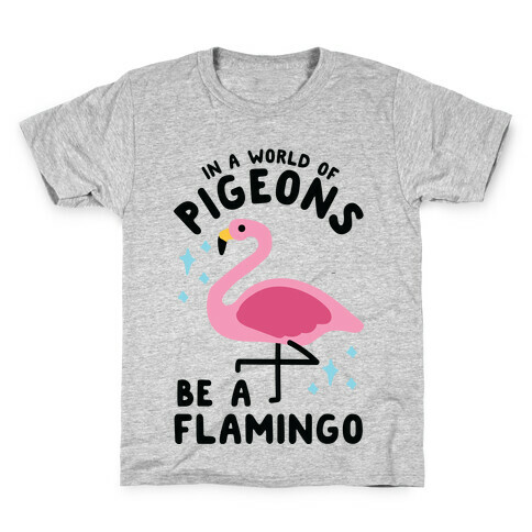 In a World Of Pigeons Kids T-Shirt