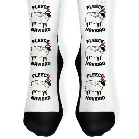 Fleece Navidad Sock