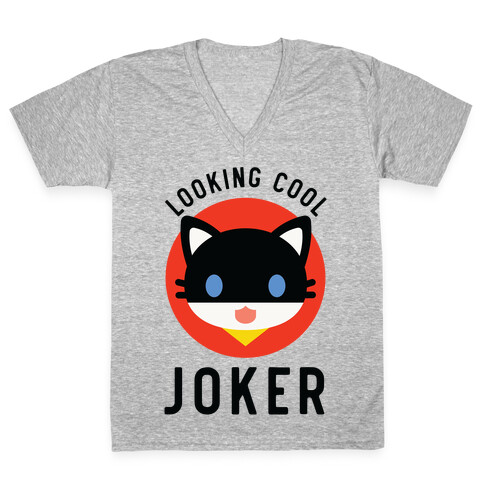 Looking Cool Joker V-Neck Tee Shirt