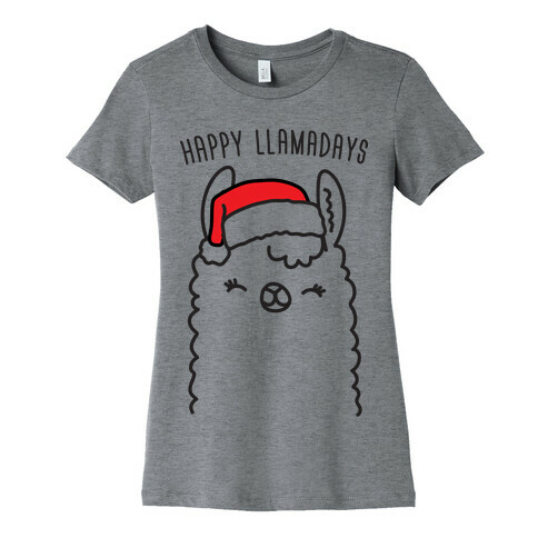 Happy Llamadays Womens T-Shirt