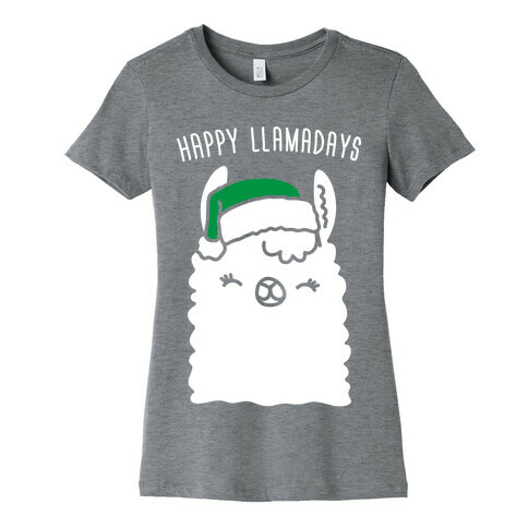 Happy Llamadays Womens T-Shirt