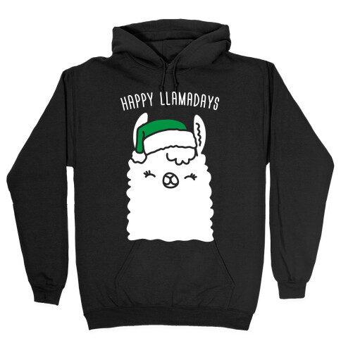 Happy Llamadays Hooded Sweatshirt