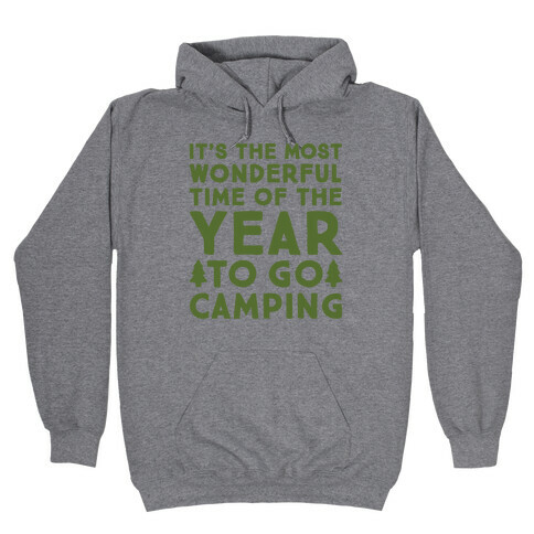 It's The Most Wonderful Time of The Year To Go Camping Hooded Sweatshirt