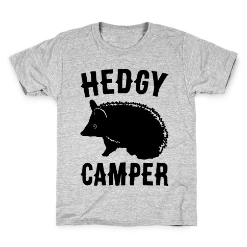 Hedgy Camper Kids T-Shirt