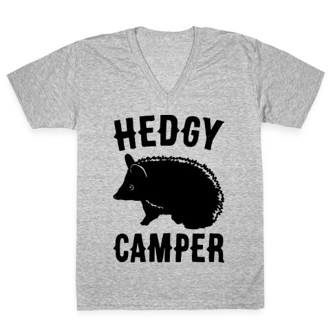 Hedgy Camper V-Neck Tee Shirt