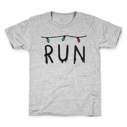 Run Stranger Things Kids T-Shirt