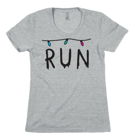 Run Stranger Things Womens T-Shirt