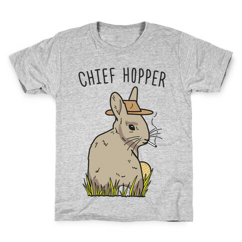 Chief Hopper Parody Kids T-Shirt