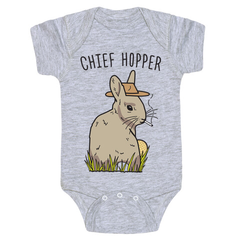 Chief Hopper Parody Baby One-Piece