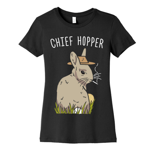 Chief Hopper Parody Womens T-Shirt