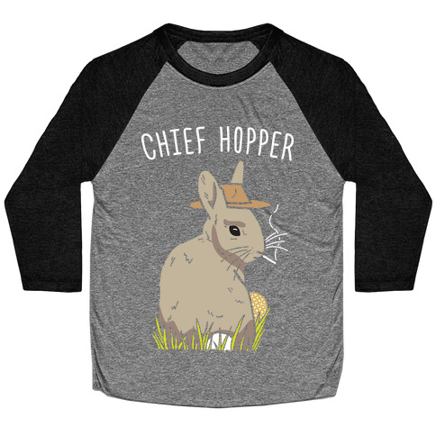 Chief Hopper Parody Baseball Tee