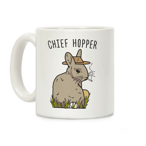 Chief Hopper Parody Coffee Mug