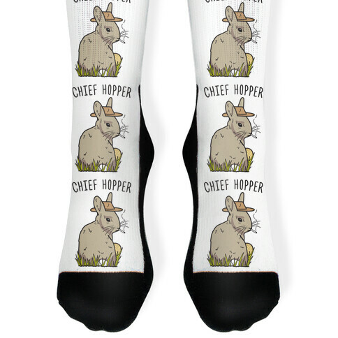 Chief Hopper Parody Sock