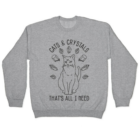 Cats and Crystals Pullover