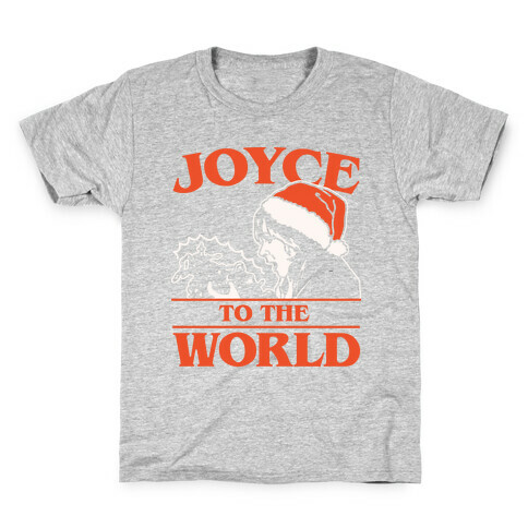 Joyce To The World Parody White Print Kids T-Shirt