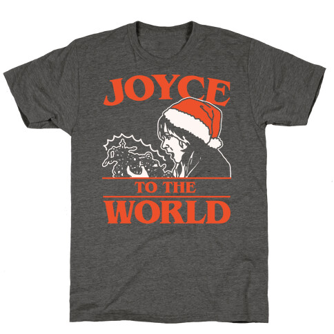 Joyce To The World Parody White Print T-Shirt