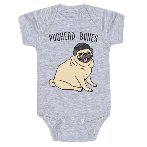 Pughead Bones Baby One-Piece