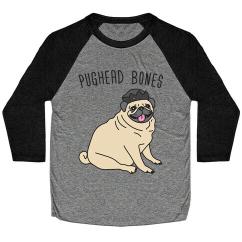 Pughead Bones Baseball Tee