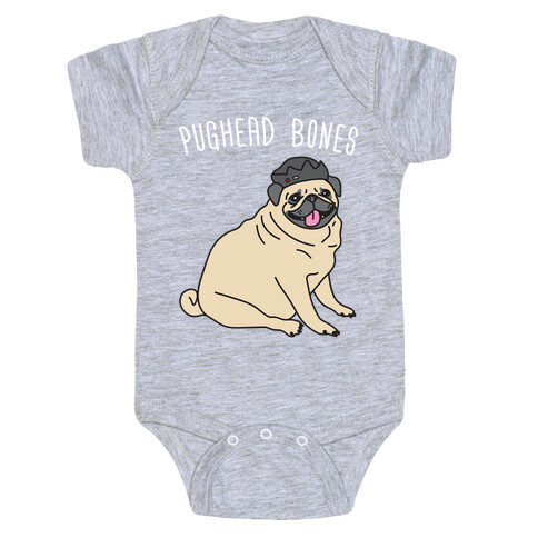 Pughead Bones Baby One-Piece