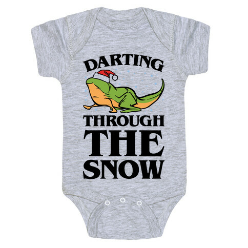 Darting Through The Snow Parody Baby One-Piece