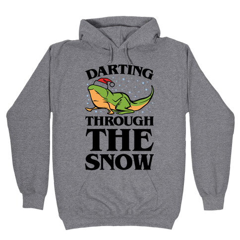 Darting Through The Snow Parody Hooded Sweatshirt