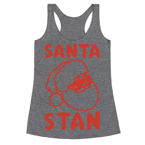 Santa Stan Parody Racerback Tank Top