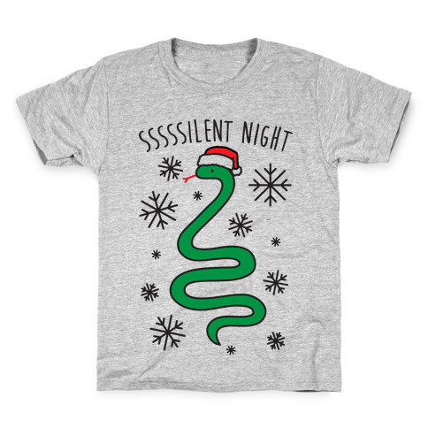 Sssssilent Night Snake Kids T-Shirt