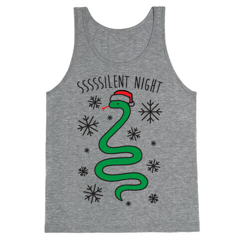 Sssssilent Night Snake Tank Top