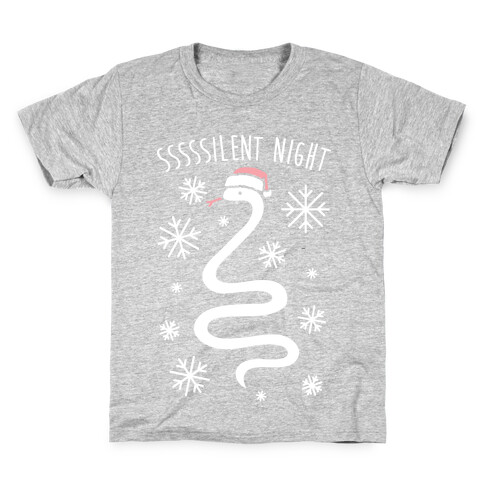 Sssssilent Night Snake Kids T-Shirt