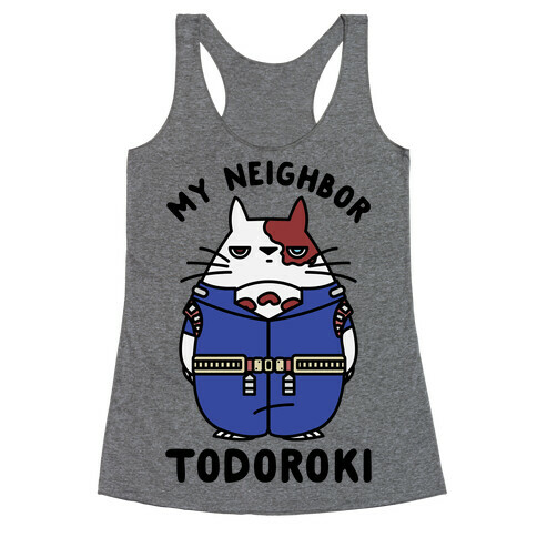 My Neighbor Todoroki Racerback Tank Top