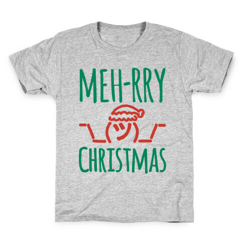 Meh-rry Christmas Parody Kids T-Shirt