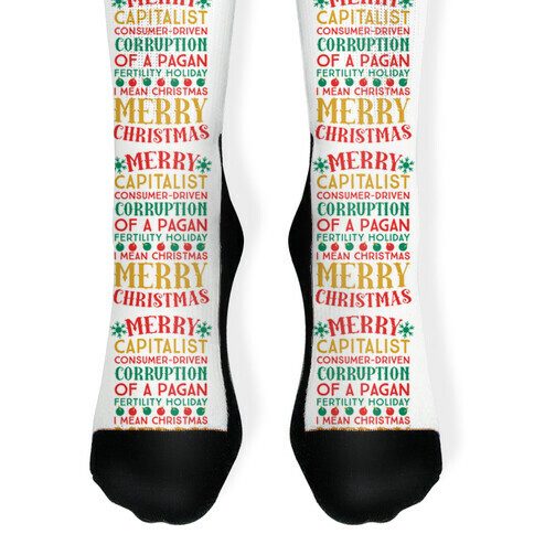 Merry Corruption Of A Pagan Holiday, I Mean Christmas Sock