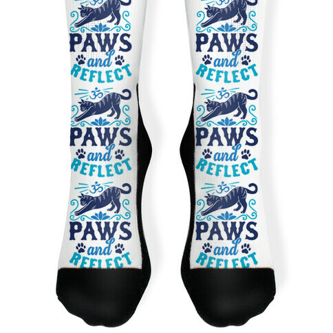 Paws And Reflect (Cat) Sock