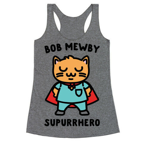 Bob Mewby Parody Racerback Tank Top