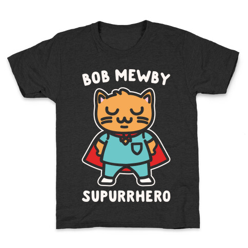 Bob Mewby Parody White Print Kids T-Shirt