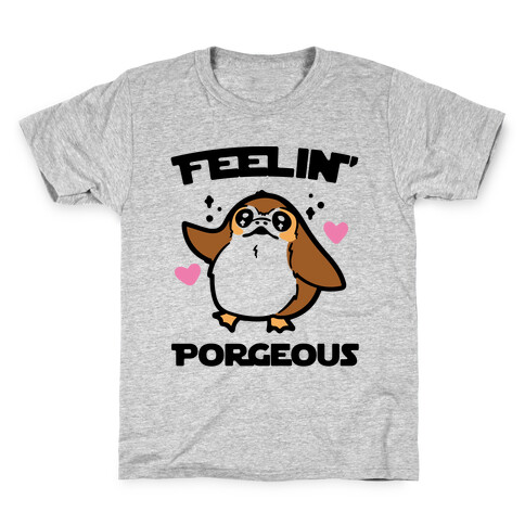 Feelin' Porgeous Parody Kids T-Shirt