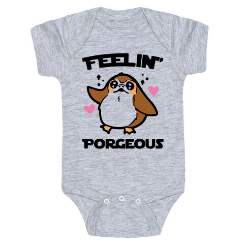 Feelin' Porgeous Parody Baby One-Piece