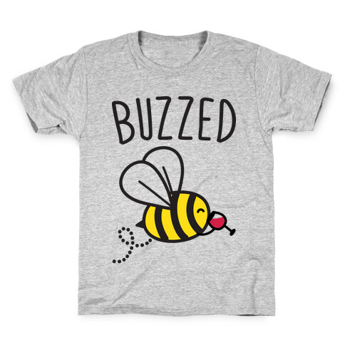 Buzzed Wine Bee Kids T-Shirt