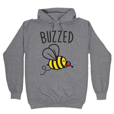 Buzzed Wine Bee Hooded Sweatshirt